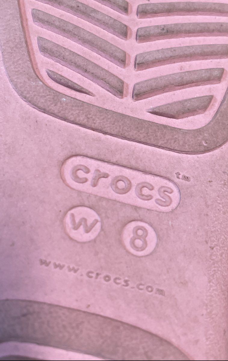 Crocs Monterey Strappy Wedge Pink Multi-Strap Sandals Women's Size 8