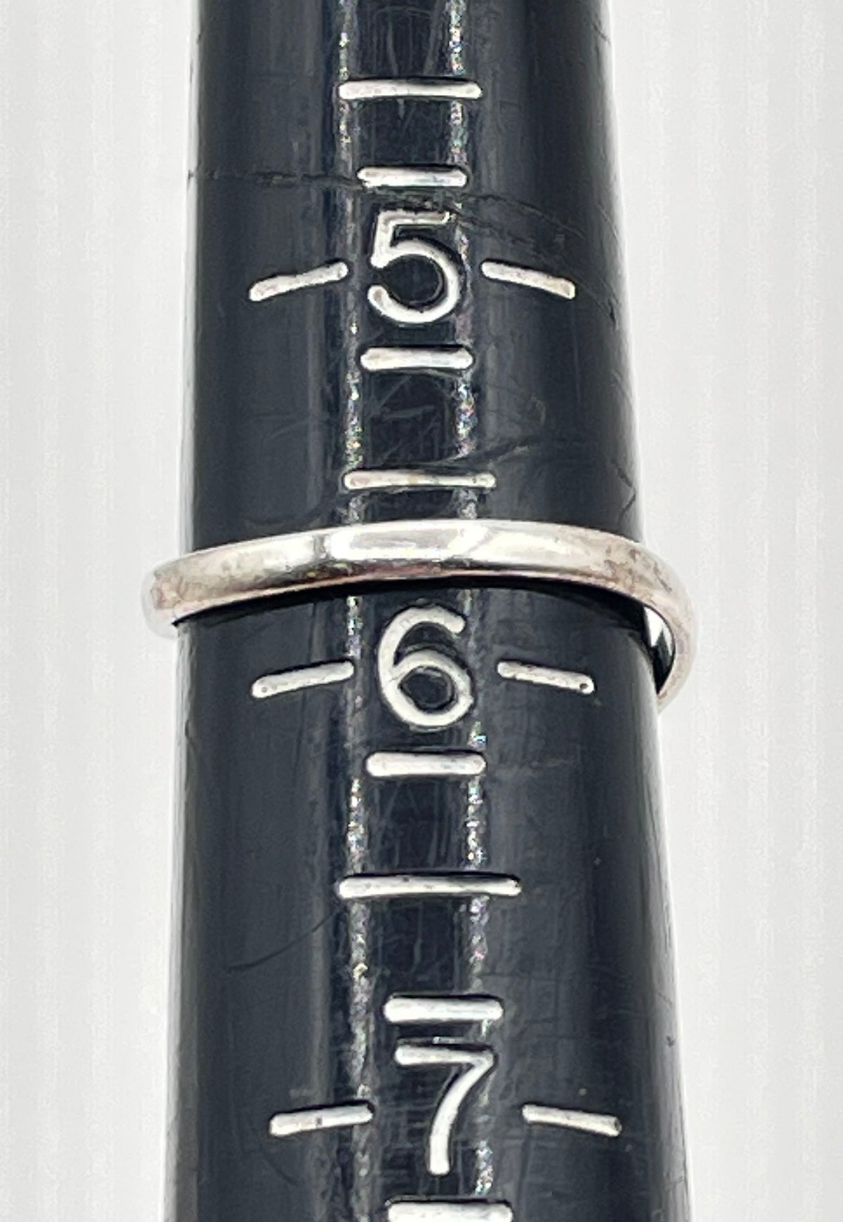925 Sterling Silver Snowflake Obsidian Bypass Ring 2.1g