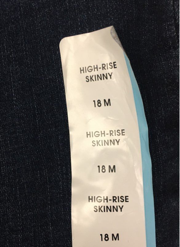 Denizen from Levi's Women's High-Rise Skinny Dark Wash Stretch Jeans Sz 18M NWT