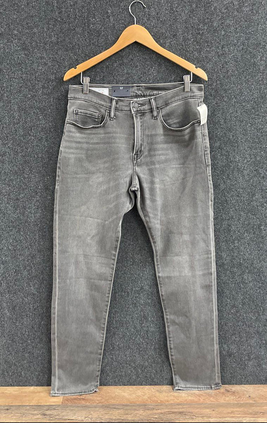 Gap Men's Slim Fit Gray Jeans GapFlex Soft Wear Denim 34x32 NWT