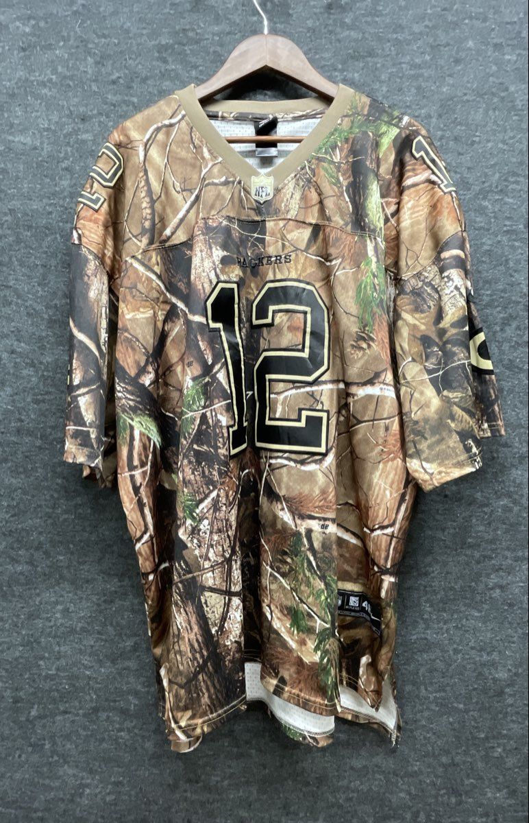 Nike Aaron Rodgers Green Bay Packers Realtree Camo Football Jersey Stitched 48