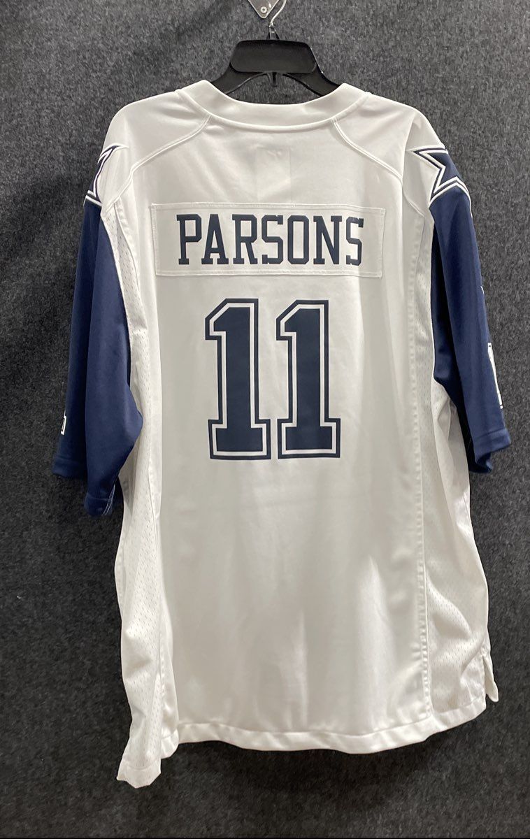 Nike Men's Dallas Cowboys Micah Parsons #11 Football Jersey White Navy Sz XXL