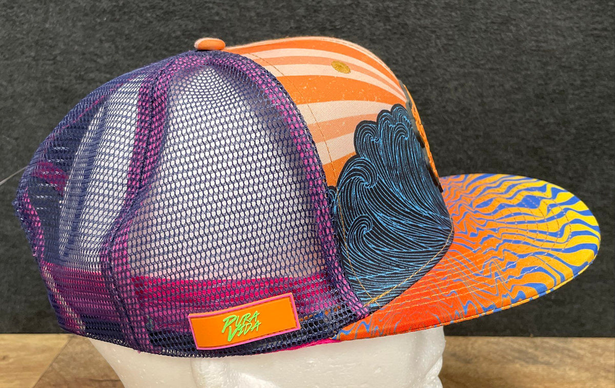 Nomadic Movement x Pura Vida Trucker Hat Snapback Cap Limited Festival Fashion
