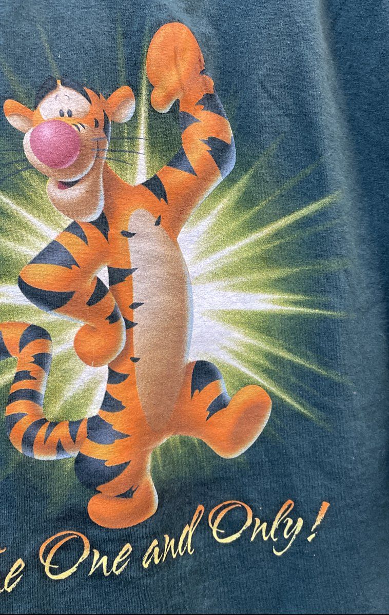 Vintage 90s Disney Store Tigger The One and Only Graphic T-Shirt Sz 2XL
