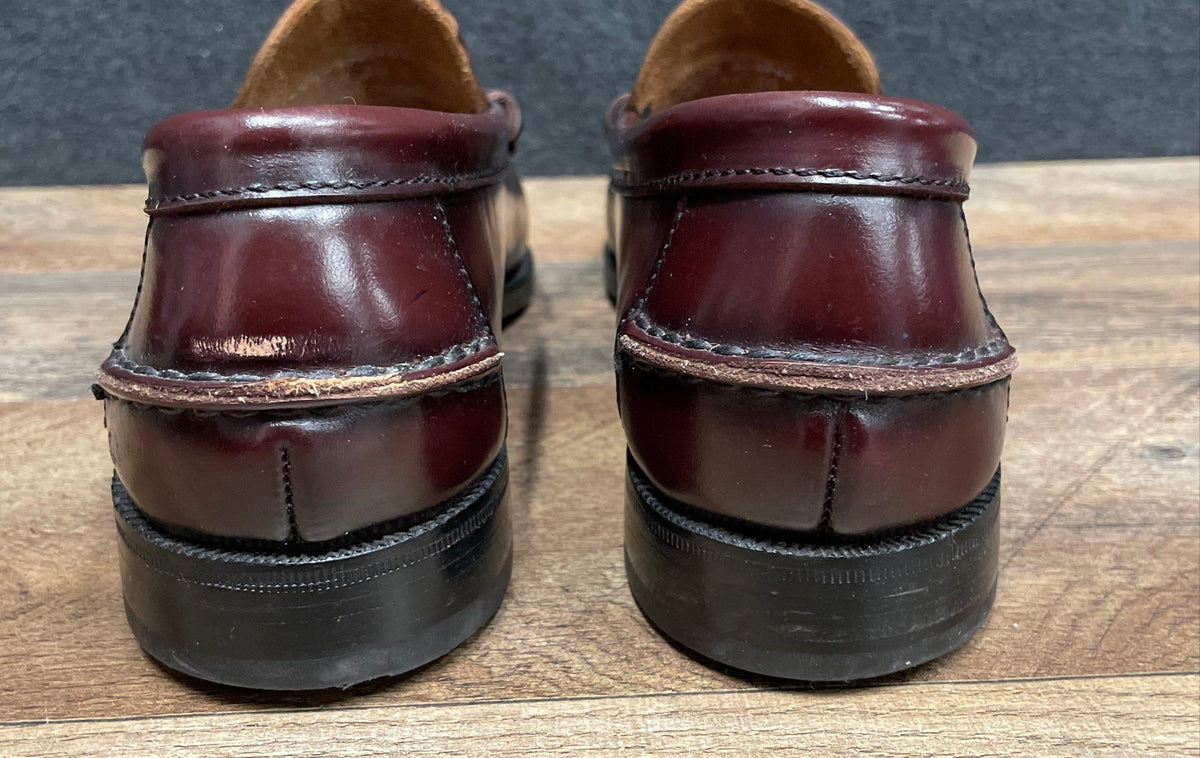 Florsheim Berkley Beefroll Penny Loafer Burgundy Leather Mens Size 10 M