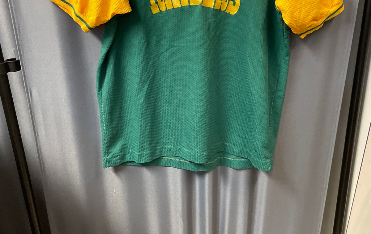 Vintage 80s MW Sportswear Raiders #18 Baseball Jersey Made in USA Sz XL
