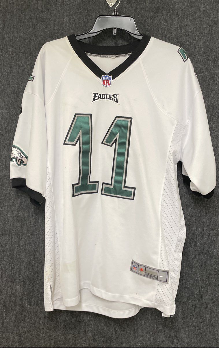 Nike Philadelphia Eagles Carson Wentz #11 White Game Jersey Sz XL