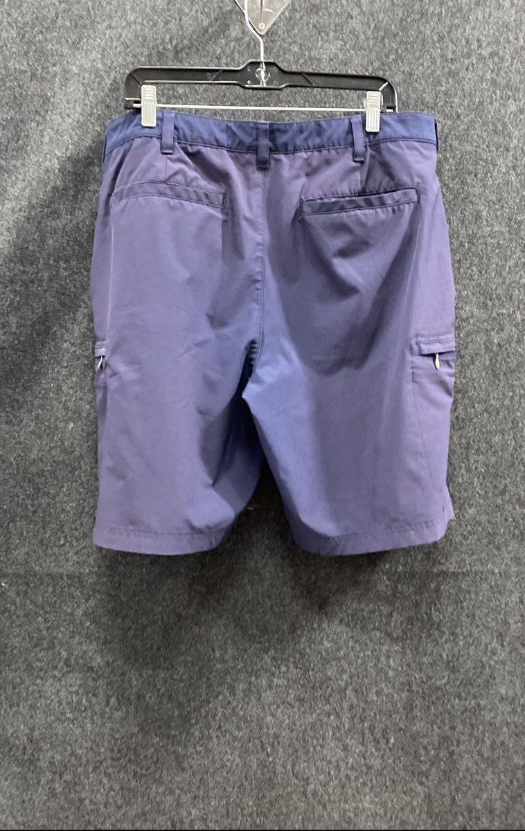 Izod Golf Men's Blue Cargo Performance Stretch Golf Shorts Sz 38