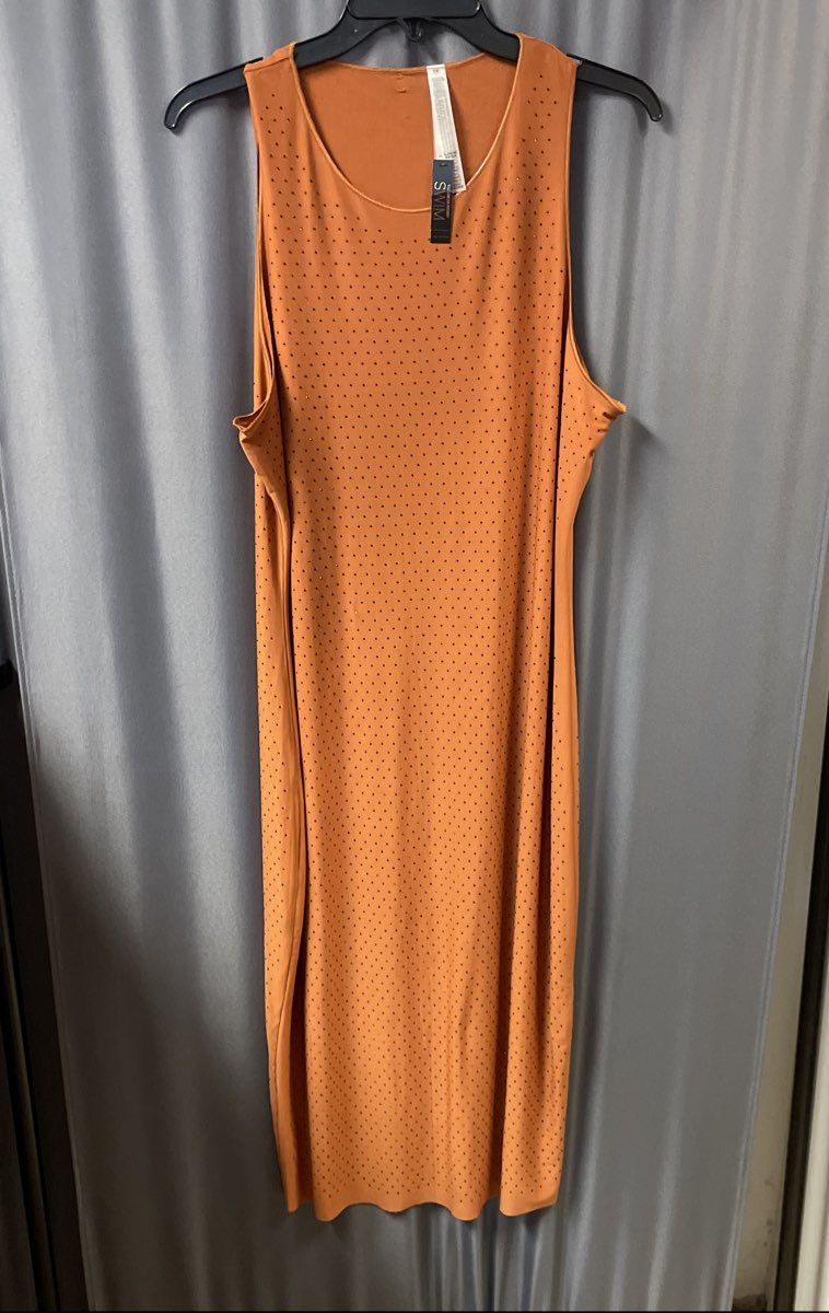 Victoria's Secret Women's Orange Studded Swim Dress Coverup XL NWT