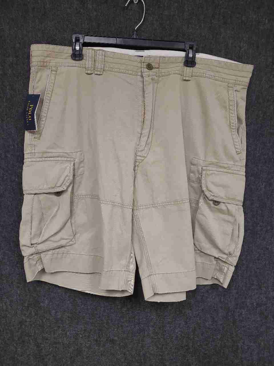 Polo Ralph Lauren Men's Classic Polo Chino Cargo Shorts Hudson Tan NWT Sz 42