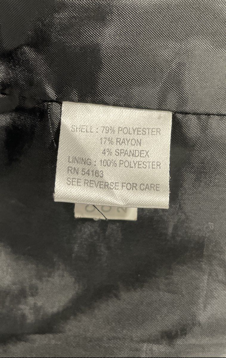 Calvin Klein Women's Gray Two Button Stretch Blazer Suit Jacket Sz 14