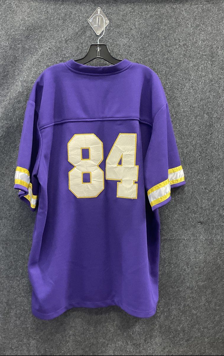NFL Men's Randy Moss Minnesota Vikings Purple Jersey #84 Football