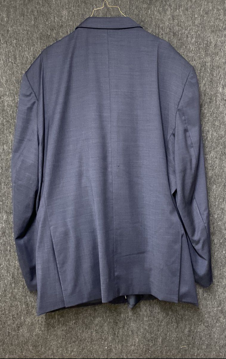 Awearness Kenneth Cole Men's Blue Wool Blend Two-Piece Suit Sz 56L 50