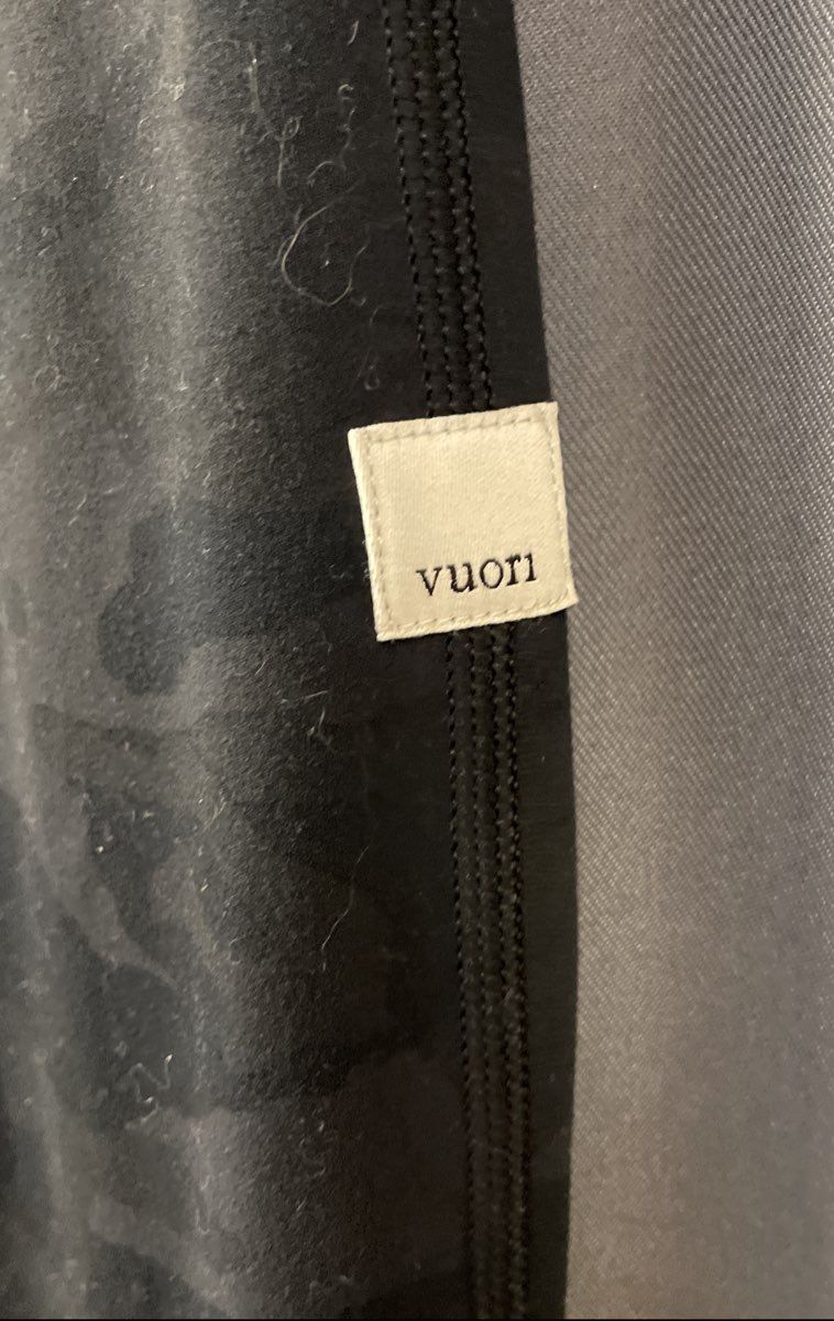 Vuori Women's Daily Legging Black Camo Drawstring Cuffed Logo Sz M