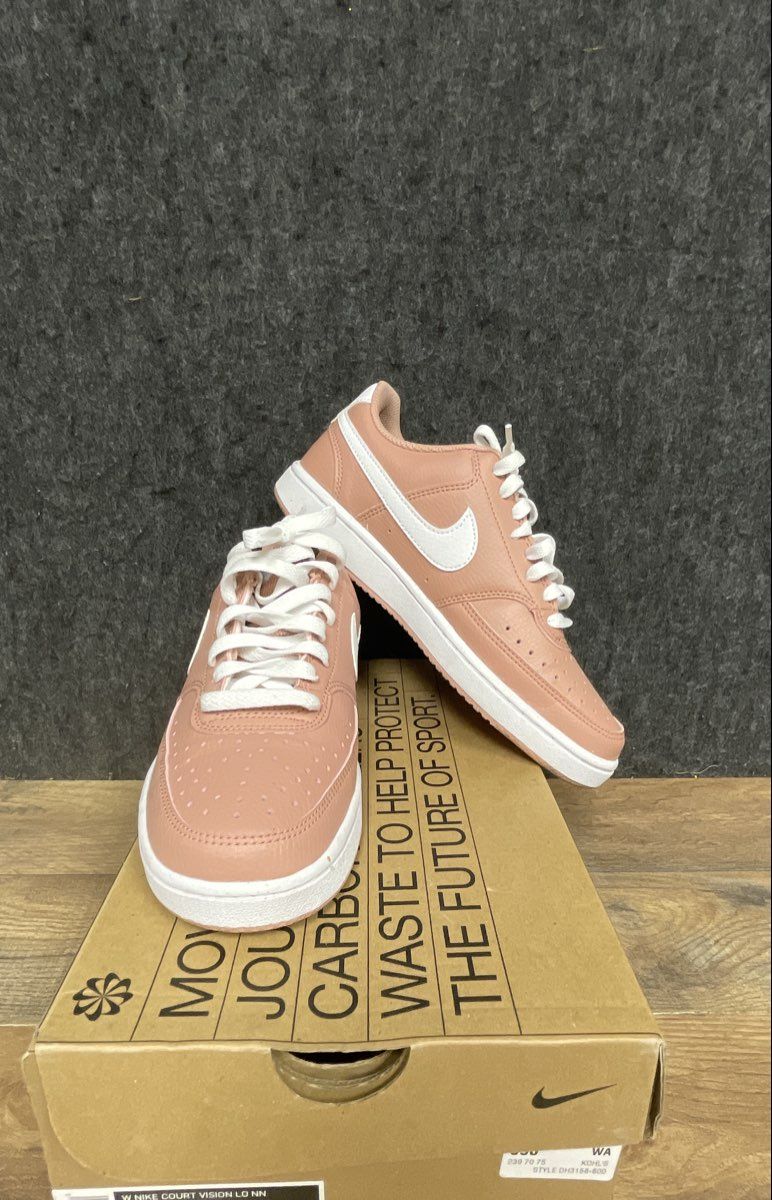 Nike Court Vision Lo NN Rose Whisper White Women's Sneakers Size 6.5