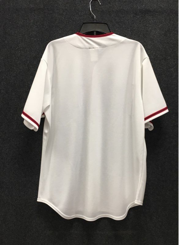 Majestic Men's Washington Nationals MLB Home Baseball Jersey White Button Up L