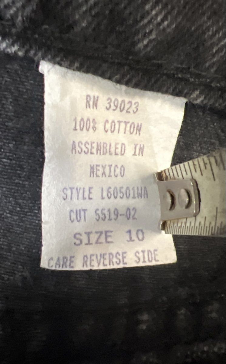 Vintage 90s L.A. Blues Women's High Rise Tapered Black Acid Wash Jeans Sz 10