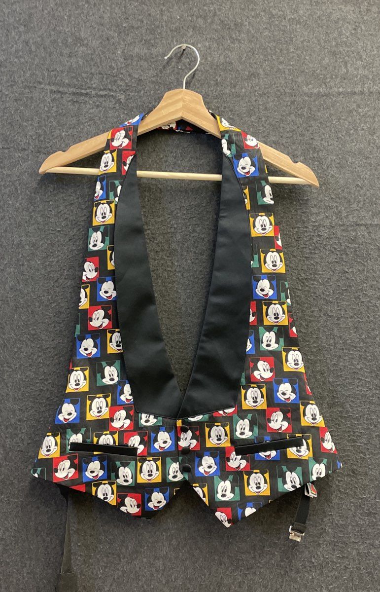 Santana Disney Mickey Mouse Halter Vests & Pirates Bandanas Lot Sz M