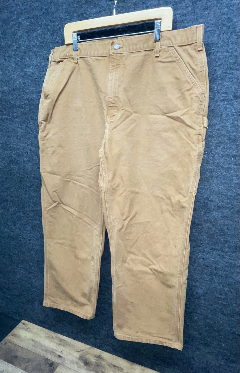 Carhartt Men's B11 Brown Washed Duck Original Dungaree Fit Work Pants Sz 42x30