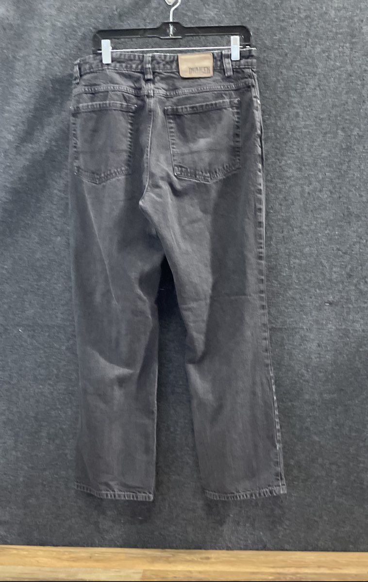 Duluth Trading Co Men's Black Faded 100% Cotton 5-Pocket Work Pants Sz 34x32