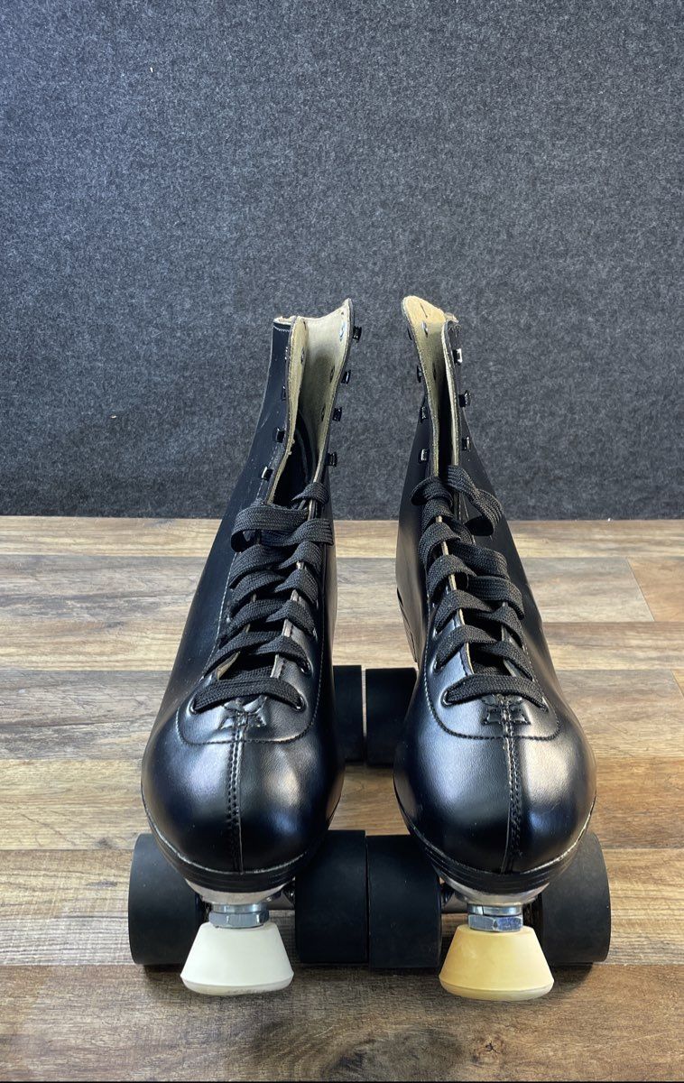 Chicago Skates Black High-Top Quad Roller Skates Rink Series Size 12