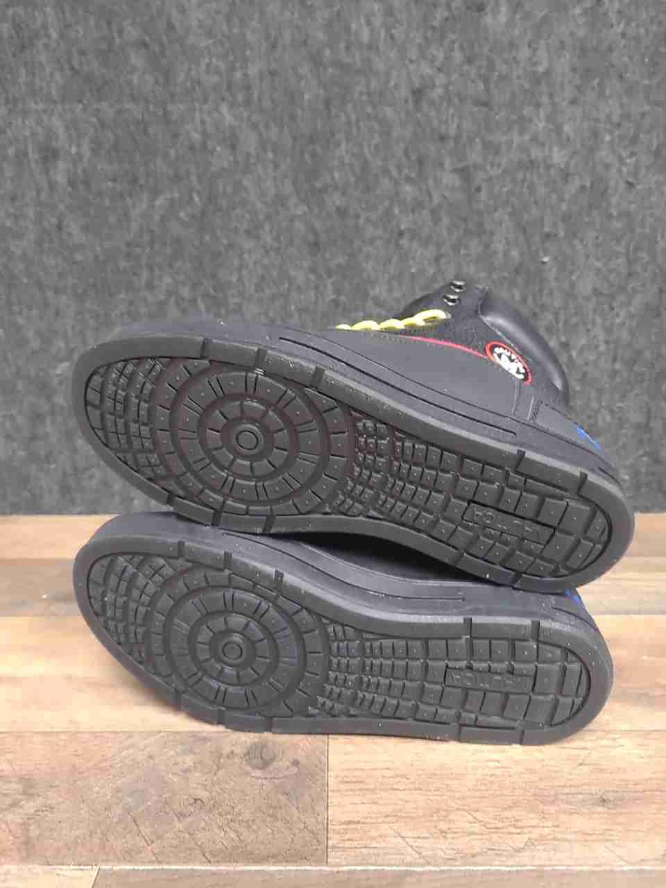 Nautica Padden Black Yellow Red All Weather Duck Boots High Top Size 7