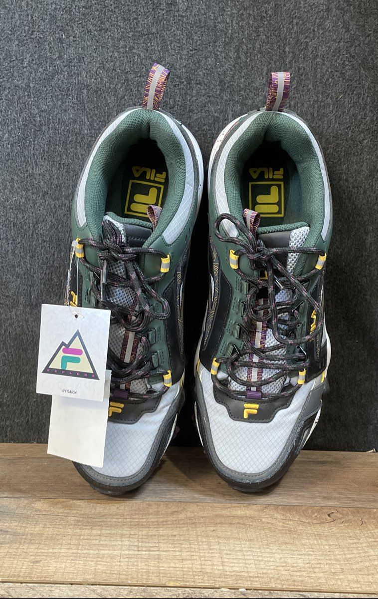 Fila Oakmont TR Hunter Sycamore Multicolor Trail Sneakers Men's Size 10 NWT