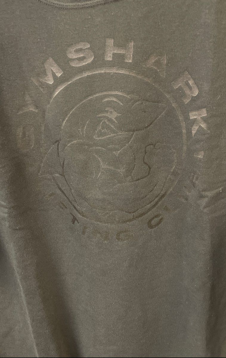 Gymshark Men's Black Lifting Club Oversized Short Sleeve Sweatshirt Sz XXL NWOT