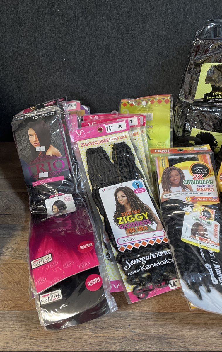 Lot 20+ NIP Hair Extensions Bobbi Boss X-Pression Vivica Fox Braids Twists Locs