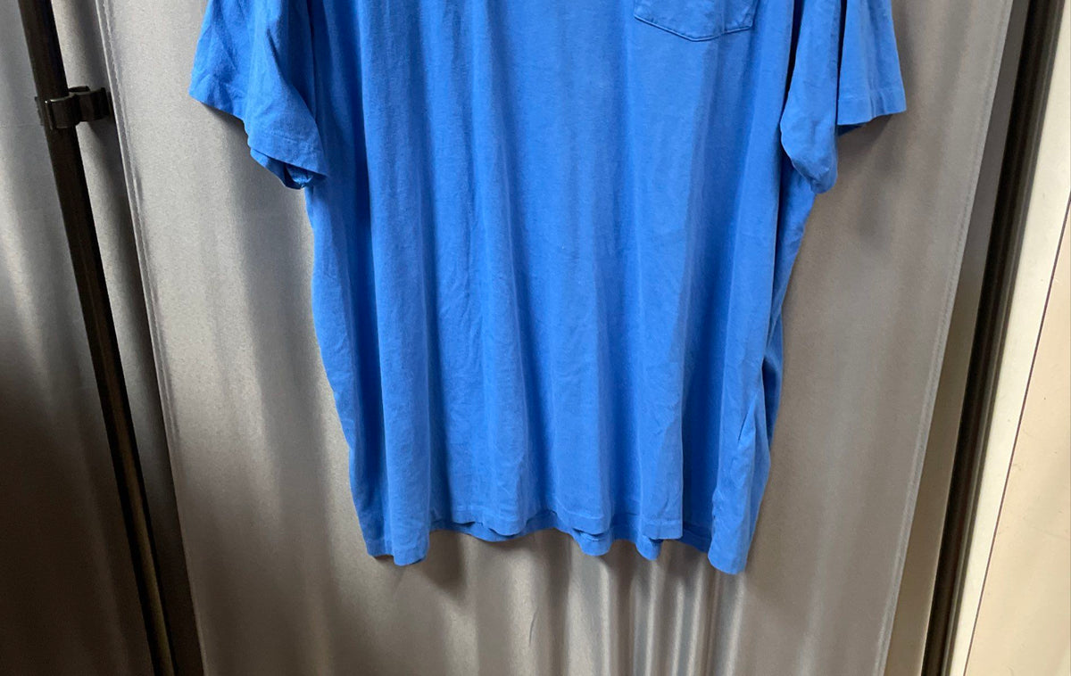 Polo Ralph Lauren Men's Blue Classic Fit Pocket Short Sleeve Polo Shirt Sz XXL