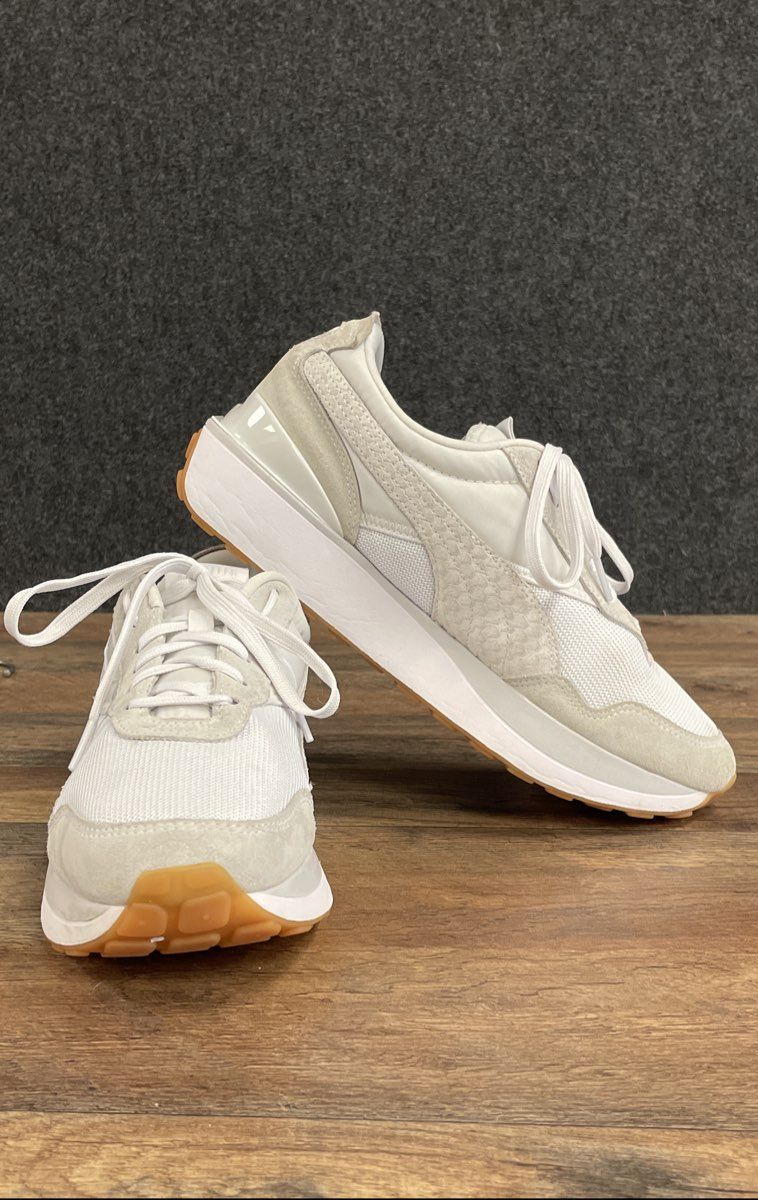 Puma Cruise Rider Silk Road Marshmallow Gum White Women's Sneakers Size 11