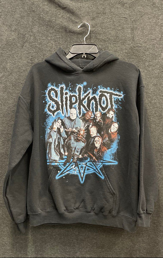 2021 Slipknot Tour Hoodie Band Graphic Black Bravado Merch Sz MD