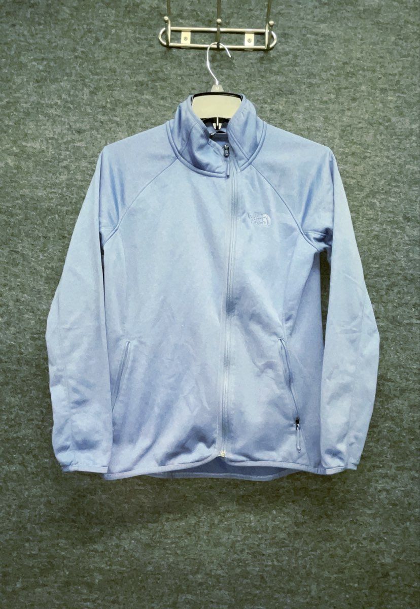 The North Face Women's Jacket Lot 3 Osito Fleece Mezzaluna Track Gray Blue S M
