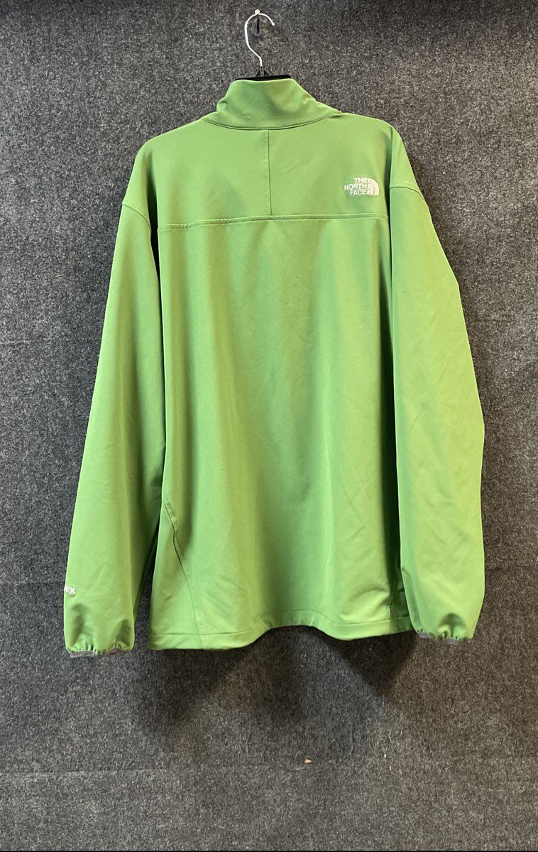 The North Face Men's Green Apex Softshell Quarter Zip Pullover Jacket Sz XXL