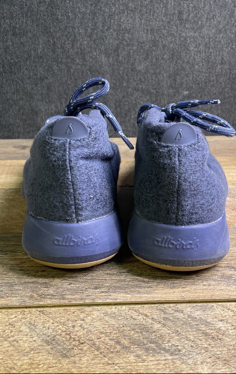 Allbirds Women's Wool Runner-Up Mizzle Navy Blue High Top Sneakers Size 7