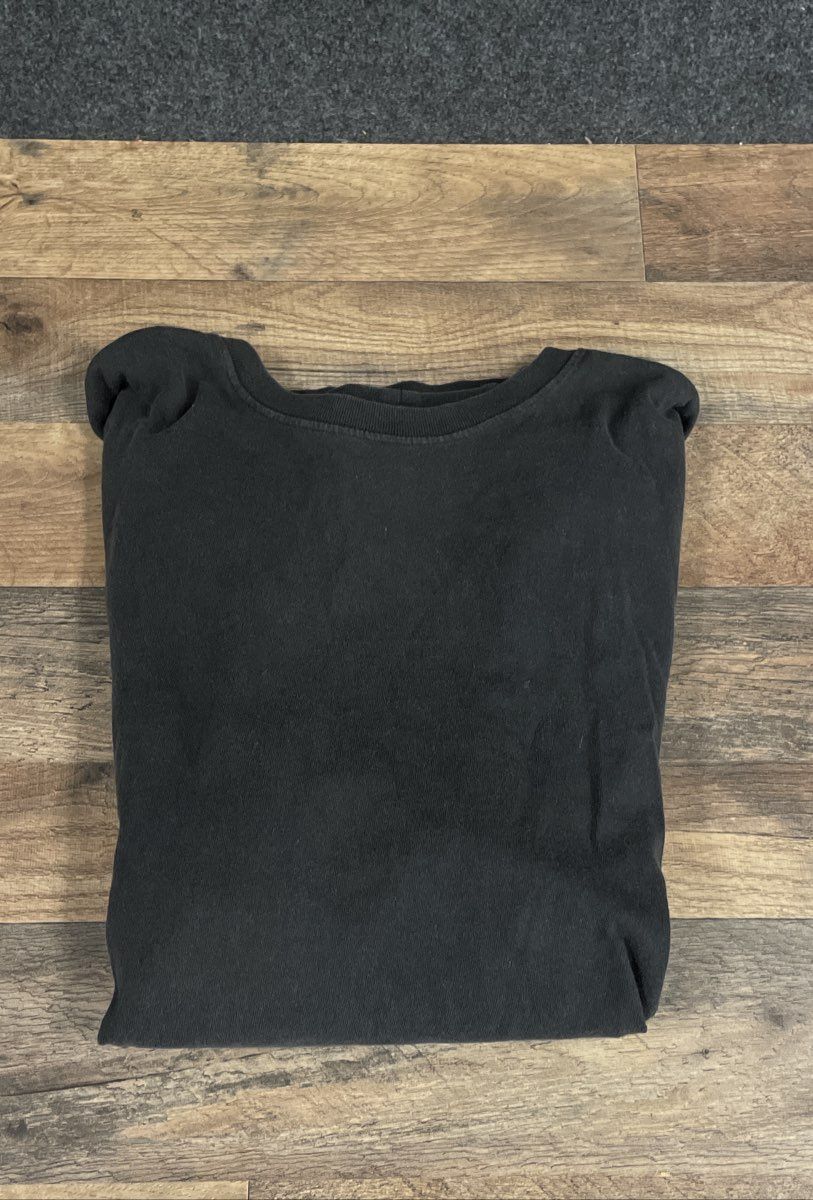 Carhartt Men's Faded Black Long Sleeve Loose Fit Logo Sleeve Workwear Sz XL
