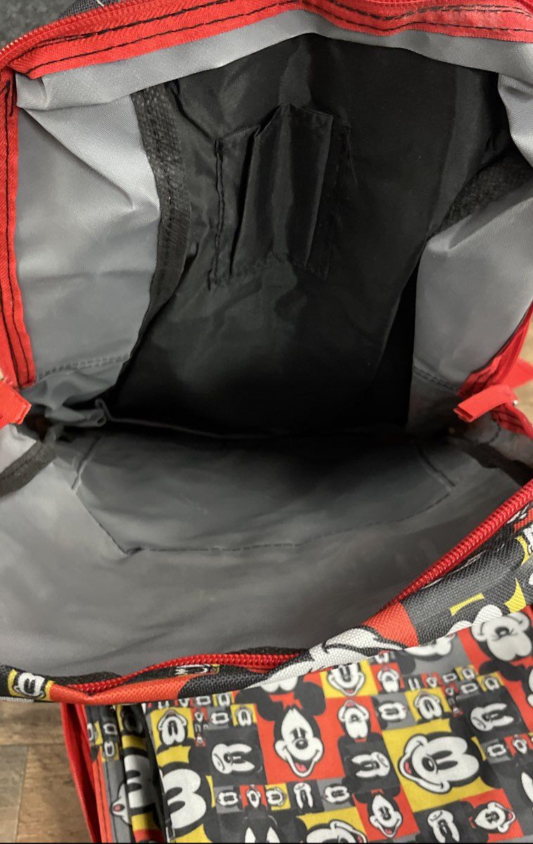 Disney Mickey Mouse Red Yellow Black White Backpack NWT Lot of 3