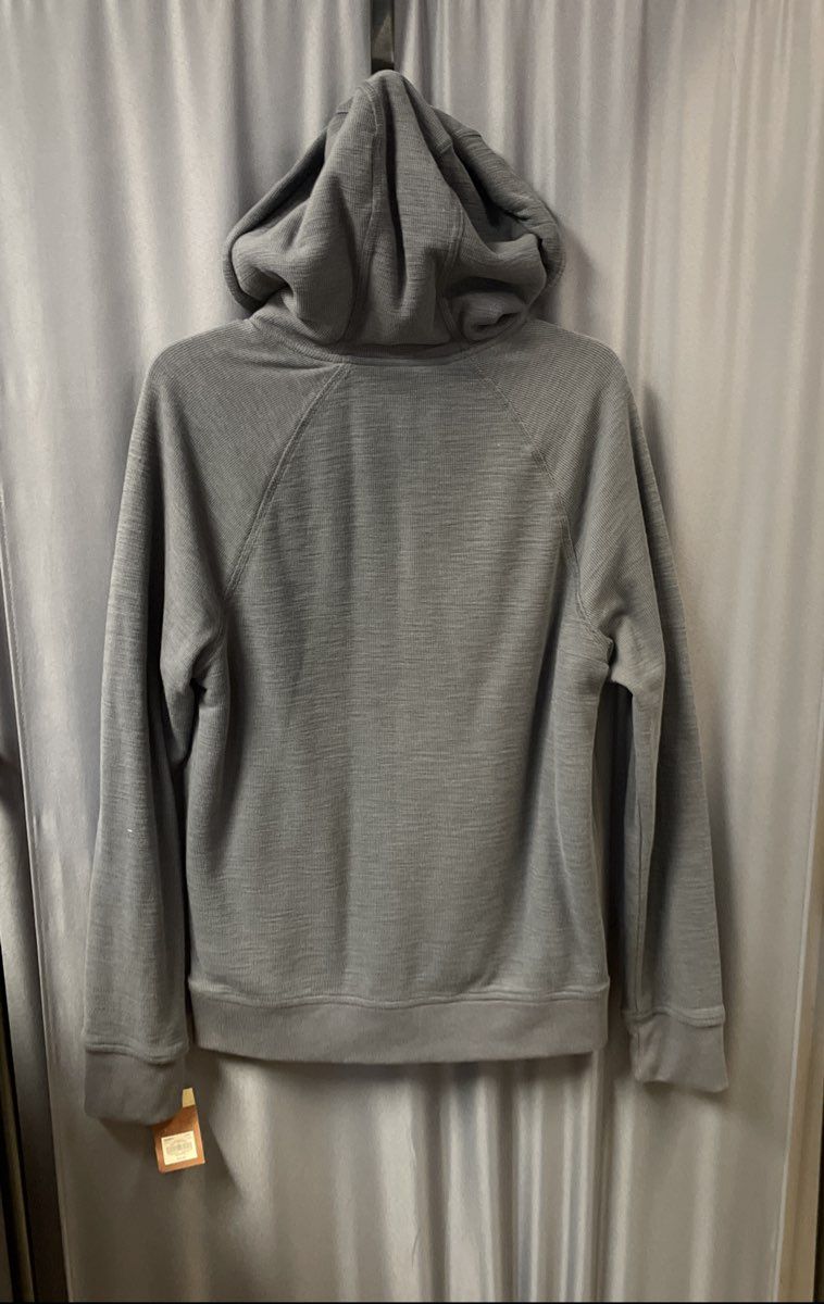 Sonoma Men's Ebony Gray Faux Fur Sherpa Lined Zip-Up Hoodie Size M NWT