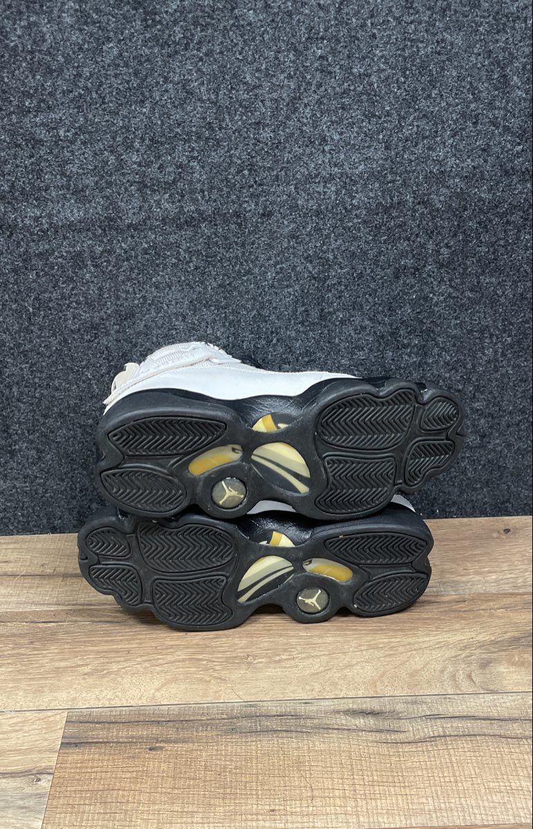 Air Jordan 6 Rings White Black Elephant Print GS Youth Size 5.5Y