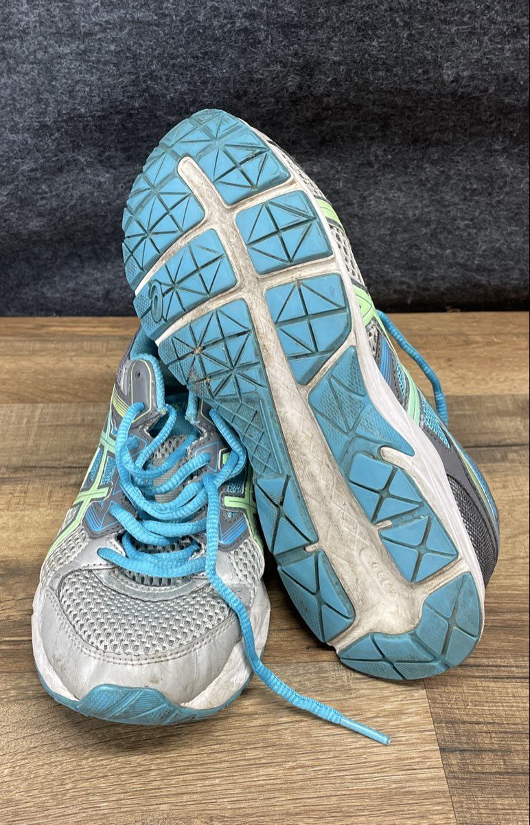 Asics Gel-Contend 3 T5F9N Silver Teal Running Sneakers Women's Size 7