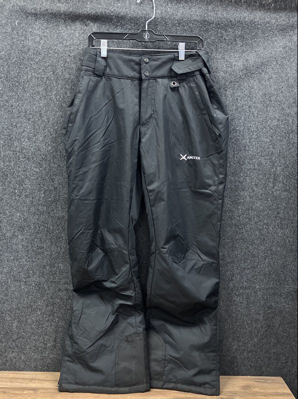 Arctix Women's Black Insulated Winter Snow Pants Thermalock Ski Size L 31L
