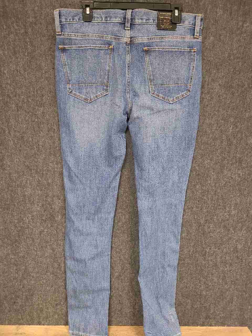 Banana Republic Men's Blue Travel Stretch Skinny Fit Jeans Sz 33x34 NWT