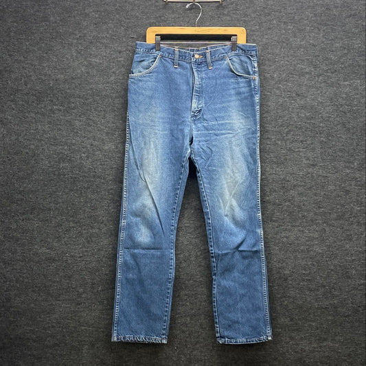 Vintage 90s Rustler Men's Made in USA Blue Denim Jeans Sz 38x34