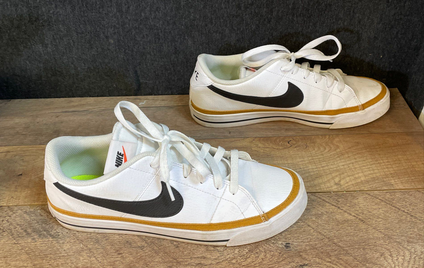 Nike Court Legacy Next Nature White Black Brown Women's Sneakers Size 10