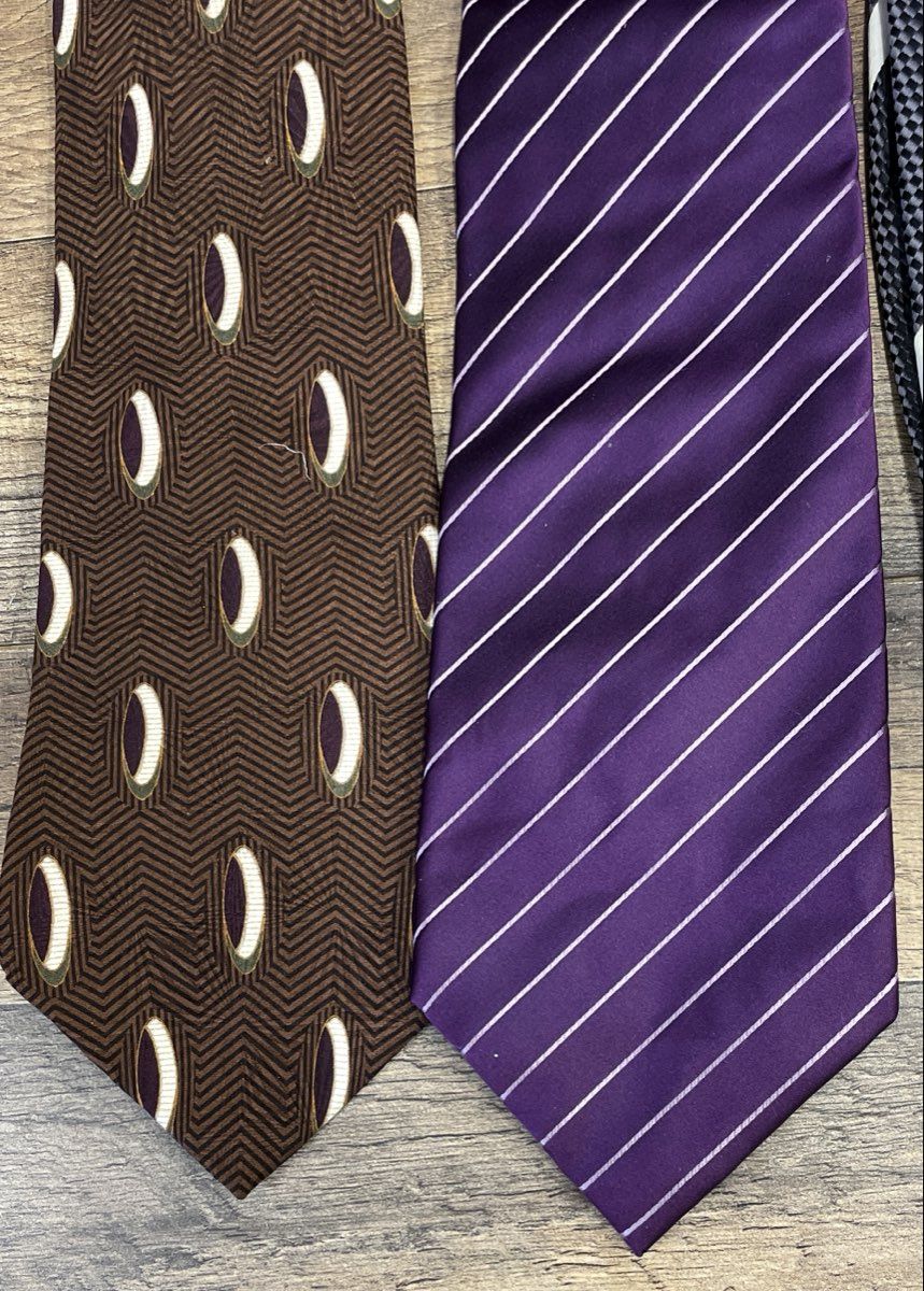 Bill Blass Sean John Madison Men's 100% Silk Neck Ties Mixed Patterns Lot of 5