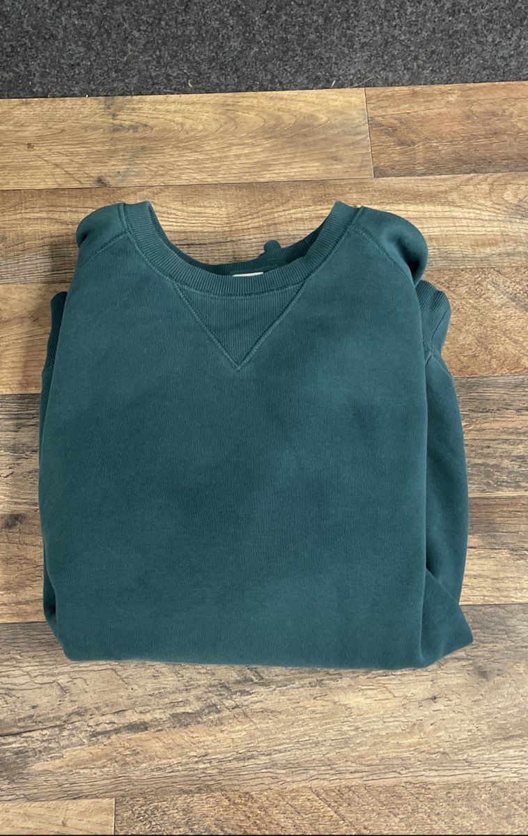 Carhartt WIP Men's Chase Sweatshirt Dark Green Crewneck Raglan Sz S