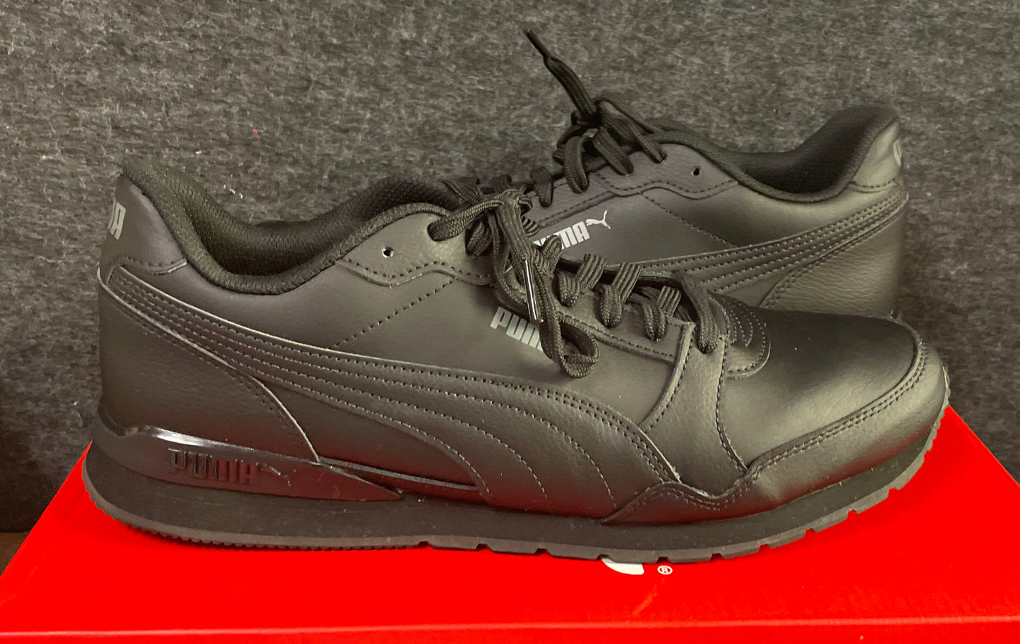 Puma ST Runner v3 L Triple Black Men's Sneakers Size 13 DS