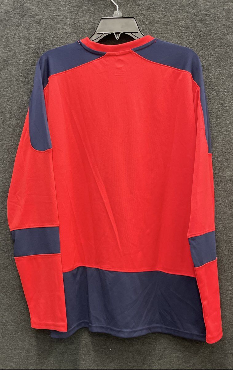 NHL Hockey Washington Capitals Long Sleeve Performance Shirt Weagle Logo XL