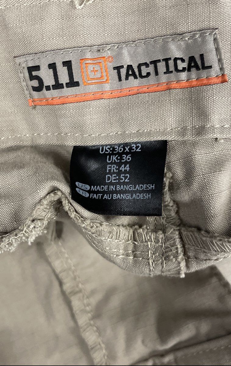 5.11 Tactical Men's Taclite Pro Cargo Pants Khaki Ripstop Sz 36x32