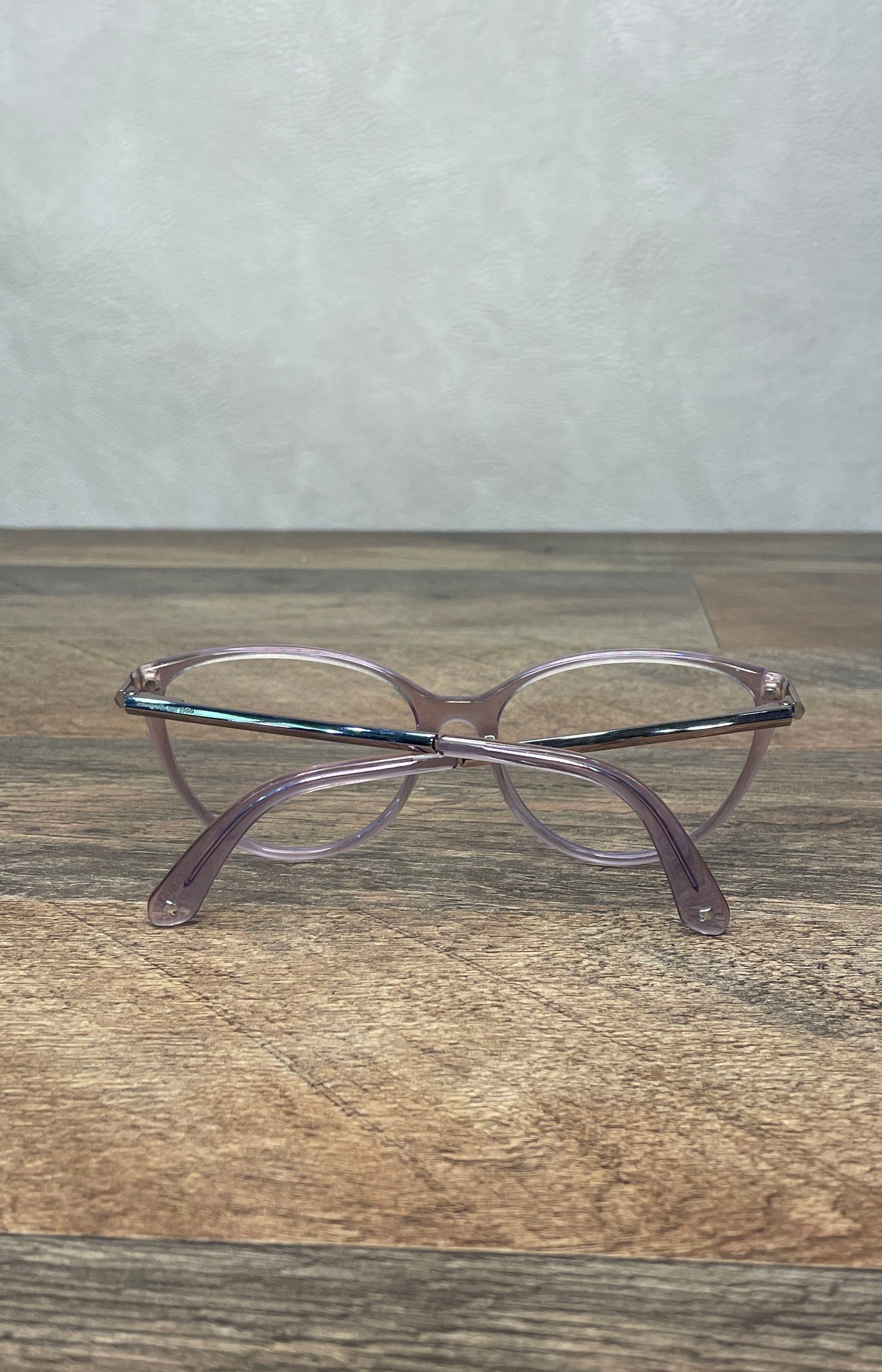 Kate Spade New York Laval 789 Purple Clear Eyeglasses Frames with Pink Case
